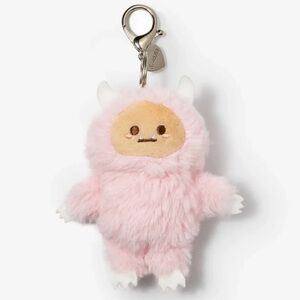 Smoko Hank Yeti Goes Pastel Plush Pendant - Pink